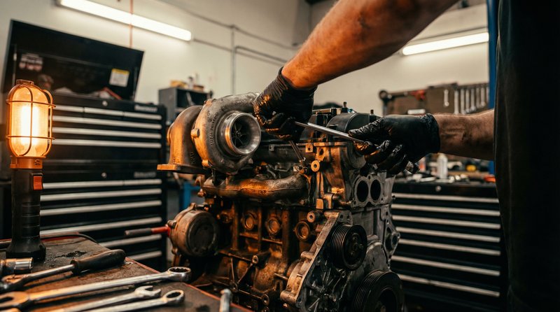 半糖次元修车视频教程：涡轮增压器拆装